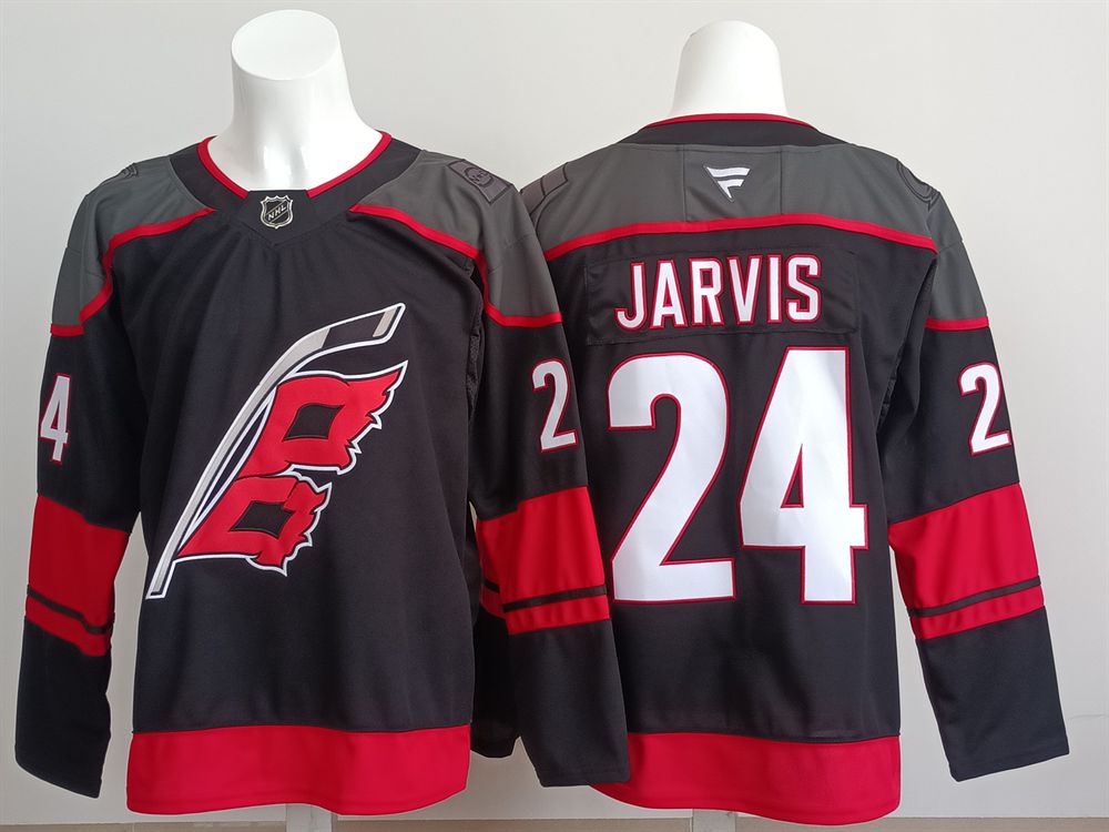 Men 2025 Carolina Hurricanes #24 Jarvis Black Fanatics Home Premium NHL Jersey style 1->carolina hurricanes->NHL Jersey